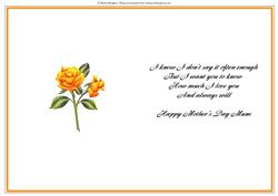 Mother's Day Insert 1