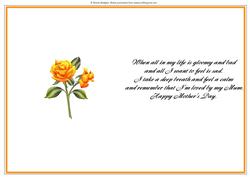Mother's Day Insert 2