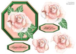 Palest Salmon Pink Rose