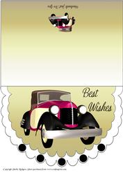 Scalloped Roadster Car