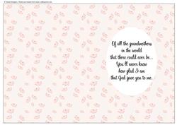 Grandmother Birthday Insert