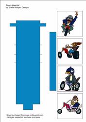 Bikers Waterfall, Motorbikes.