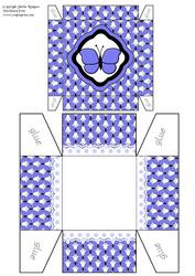 Purple Butterfly Gift Box