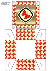 Red Meadow Butterfly Gift Box