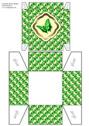Green Swallowtail Butterfly Gift Box
