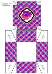 Purple Blush Rose Gift Box