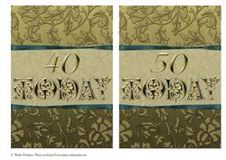 40 and 50 Today