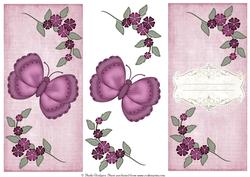 Dl Mulberry Butterfly with Insert