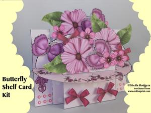 Butterfly Shelf Card Kit