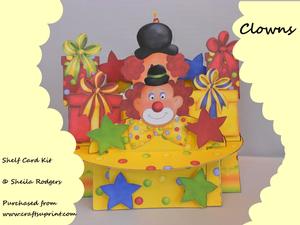 Clowns Shelf Card Kit