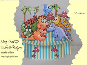 Dinosaurs Shelf Card Kit
