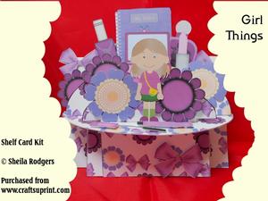 Girl Things Shelf Card Kit