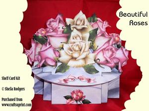 Beautiful Roses Shelf Card Kit