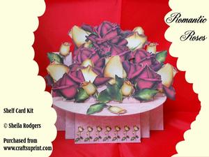Romantic Roses Shelf Card Kit
