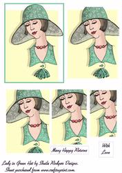 Lady in Green Hat