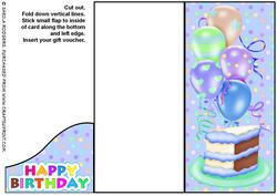 Voucher Card - Birthday Male