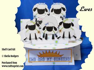 Ewes 3D Shelf Card Kit