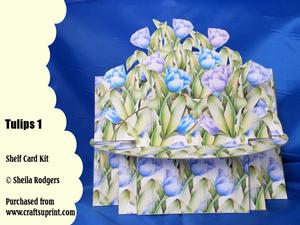 Tulips 1 3D Shelf Card Kit