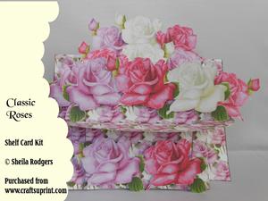 Classic Roses 3D Shelf Card Kit