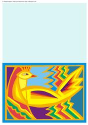 Colourful Art Bird