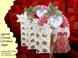 Special Cascade Card - Christmas Angel