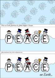 Peace on Earth Snowmen