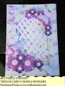 Butterfly Fantasy - Trellis Card Kit