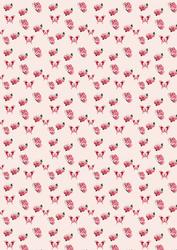 Roses and Butterflies Backing Paper