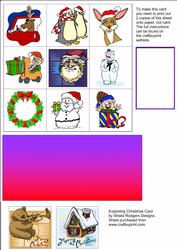 Exploding Christmas Card