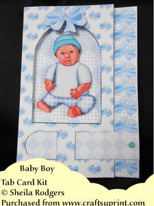Baby Boy - Tab Card Kit