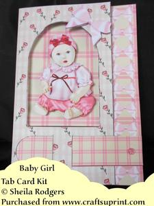 Baby Girl - Tab Card Kit
