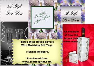 Wine Bottle Covers Set 3