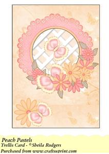 Peach Pastels - Trellis Card Kit