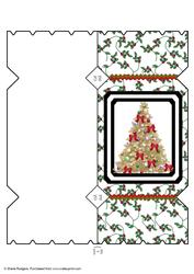 Christmas Tree Cracker Card