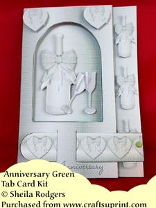 Anniversary Green - Tab Card Kit