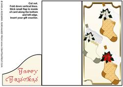 Voucher Card - Christmas Stockings