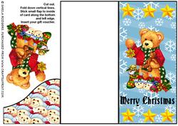 Voucher Card - Teddy in Slippers