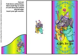 Voucher Card - Musical Elephant