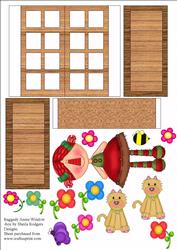 Raggedy Annie Window Box