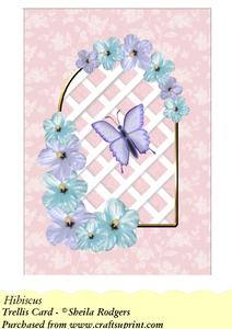 Hibiscus - Trellis Card Kit