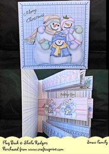 Snow Family Flag Book