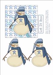 Stars Snowman