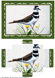 Bird with Yellow Flowers Panel Card
