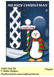 Penguin Trellis Card Kit