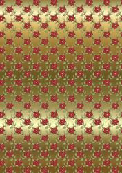 Poinsettia and Holly Backing Paper
