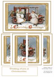 Christmas Vintage Car