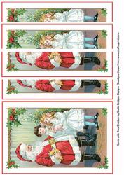 Santa with Two Children