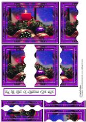 Christmas Decorations Wavy Edged Stacker