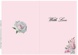 Arrangement of Pink Roses Insert