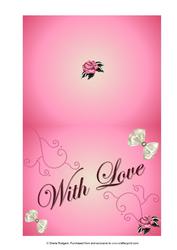 Pink Rose Trio Insert